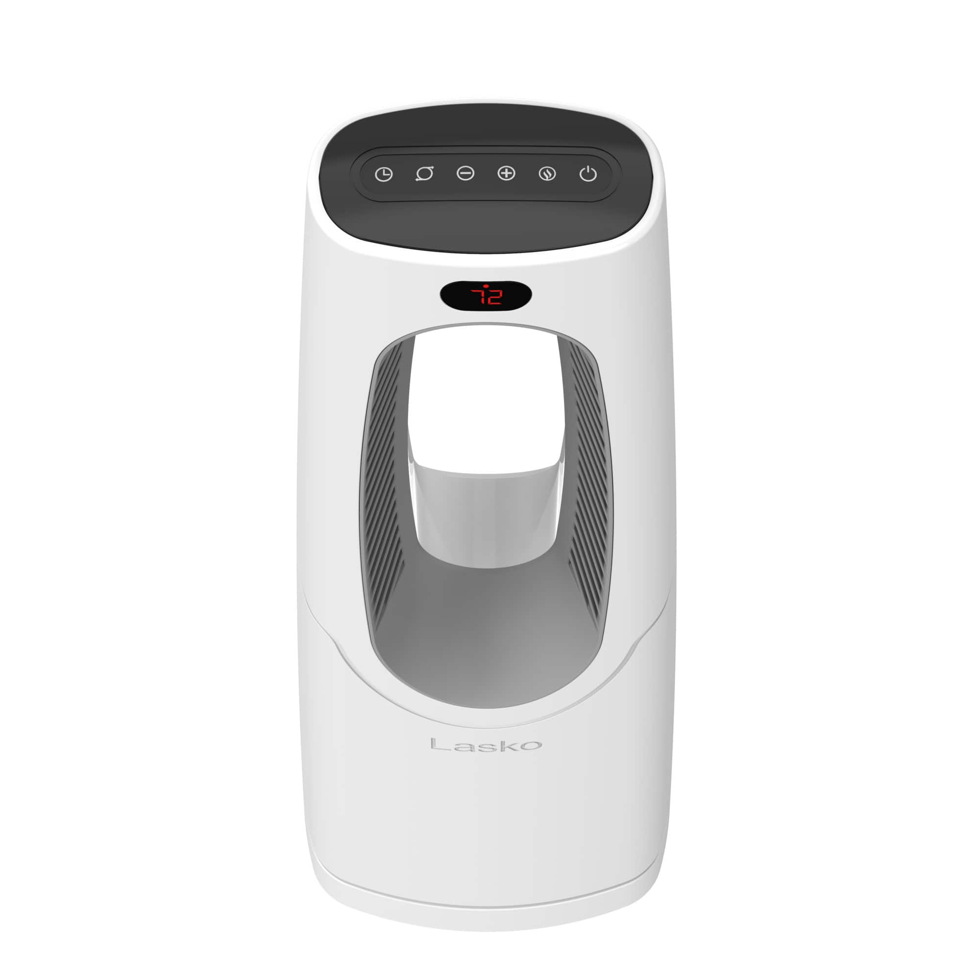 Alt View 15. Lasko - 1500-Watt Bladeless Ceramic Tower Space Heater with Timer and Remote Control, CW105 - White.