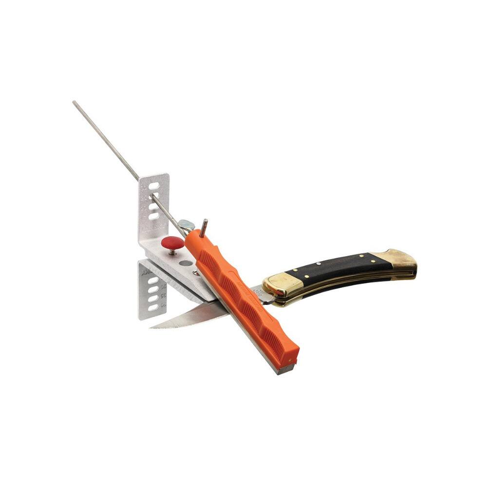 Angle. Lansky - Lansky Medium Diamond Sharpening Hone with Orange Holder.