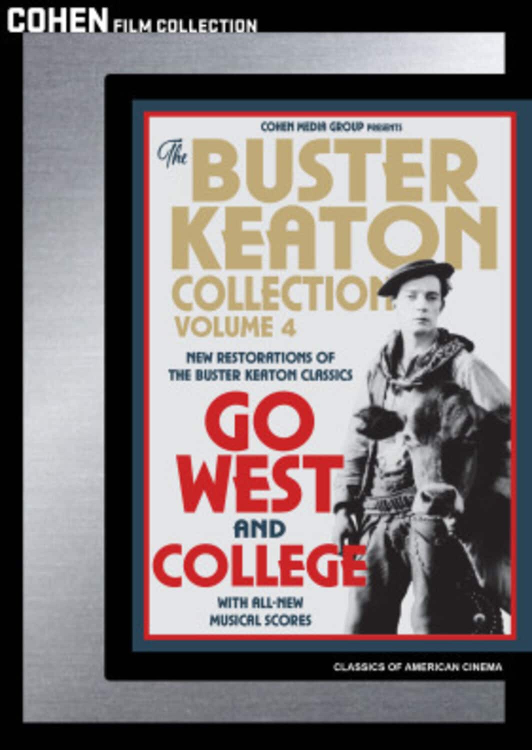The Buster Keaton Collection: Volume 4 (Go West / College)  - DVD
