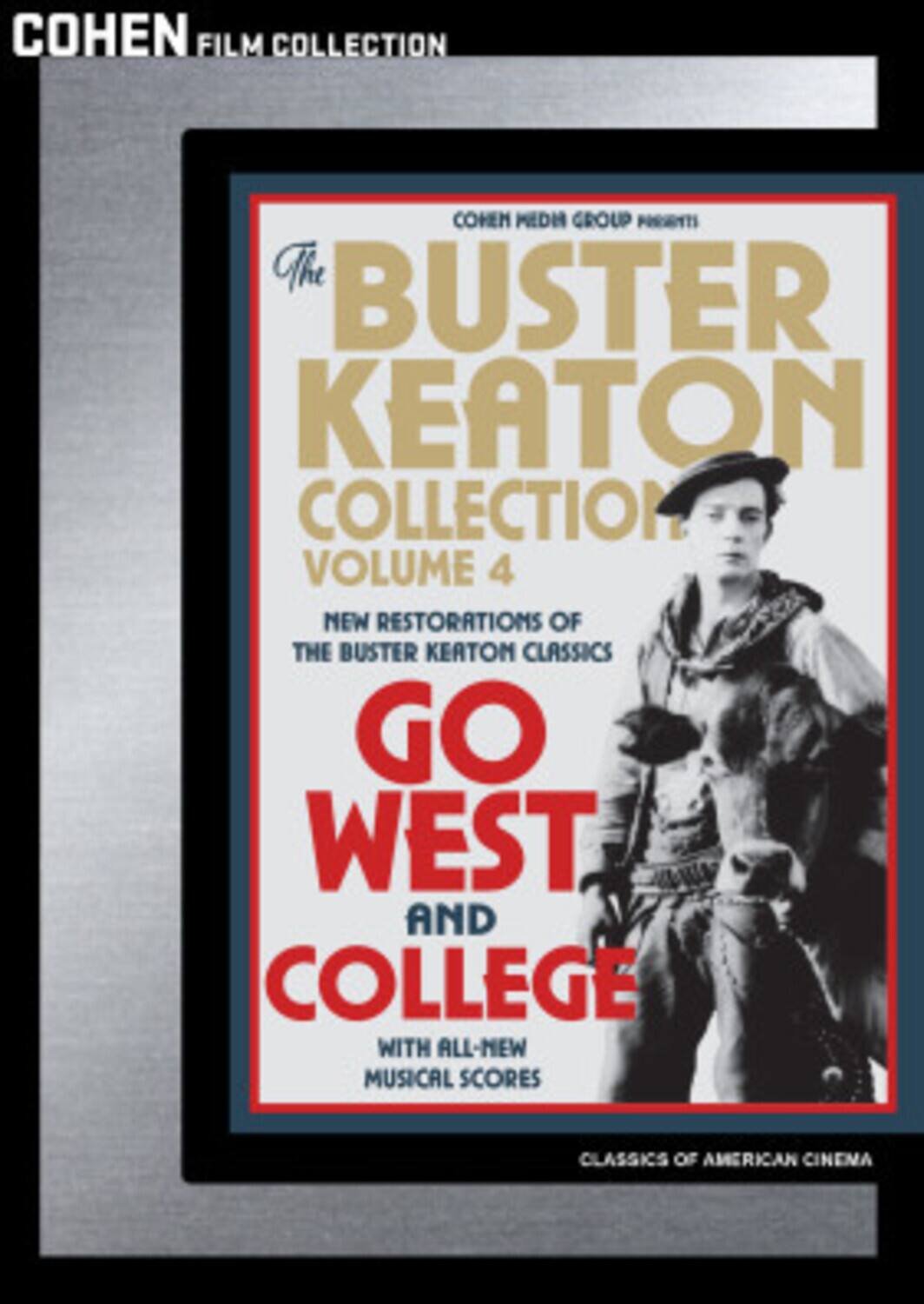 The Buster Keaton Collection: Volume 4 (Go West / College) - DVD