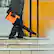 Front. Oumilen - Cordless Leaf Blower with Brushless Motor, Portable Electric Blower for Leaves, Snow, and Yard Cleaning.