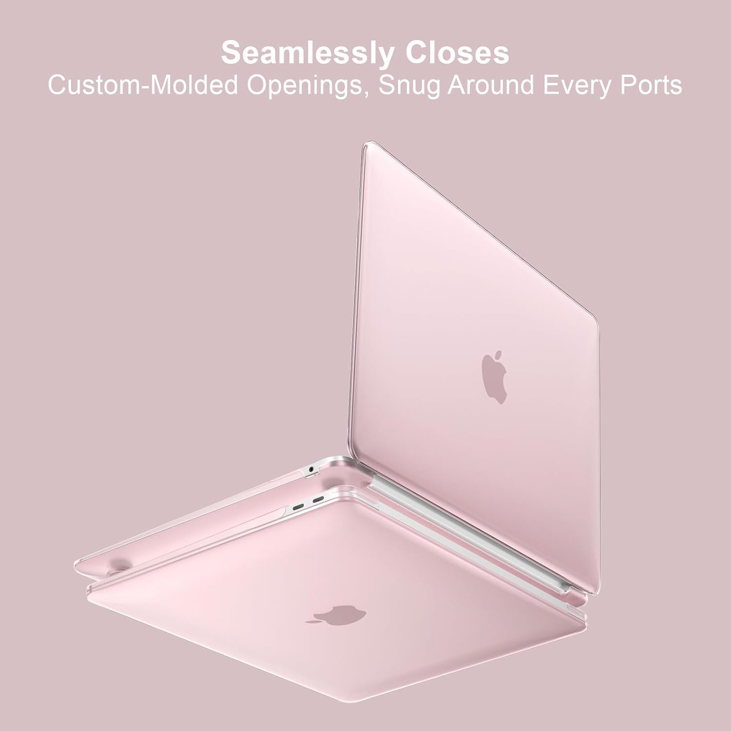 Seamlessly Closes  
Custom-Molded Openings, Snug Around Every Ports