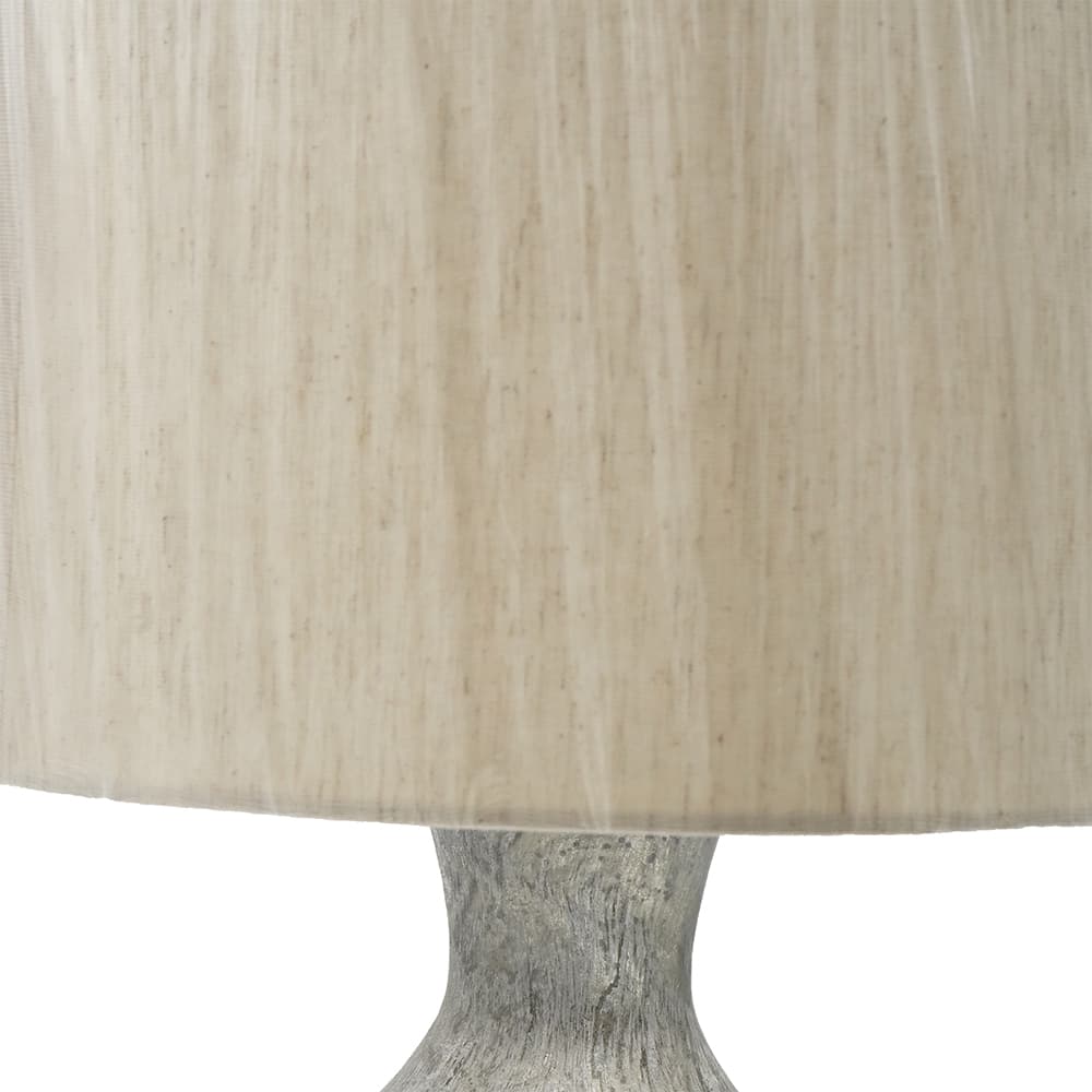 Angle. Luckbyte - 15x23 Inch Bottle Shape Glass Table Lamp.