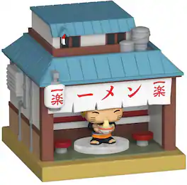 Funko - Bitty POP! Town: Naruto Shippuden - Naruto Uzumaki and Ichiraku Ramen - COLLECTIBLES - Multicolor