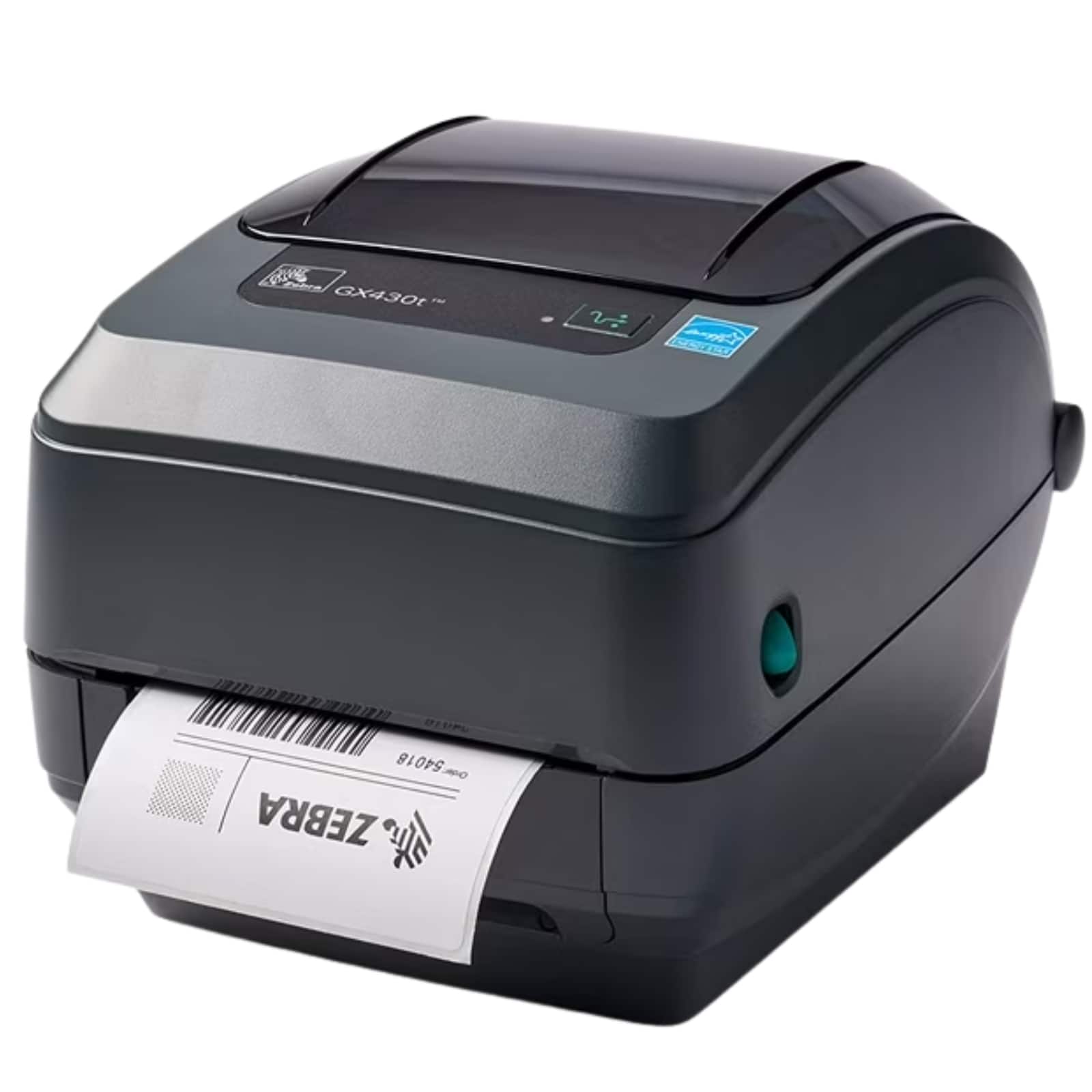 Zebra - GX43-102410-000 Thermal Transfer Barcode Label Printer for Labels Receipts Barcodes Tags Wristbands 300DPI USB Ethernet - Black