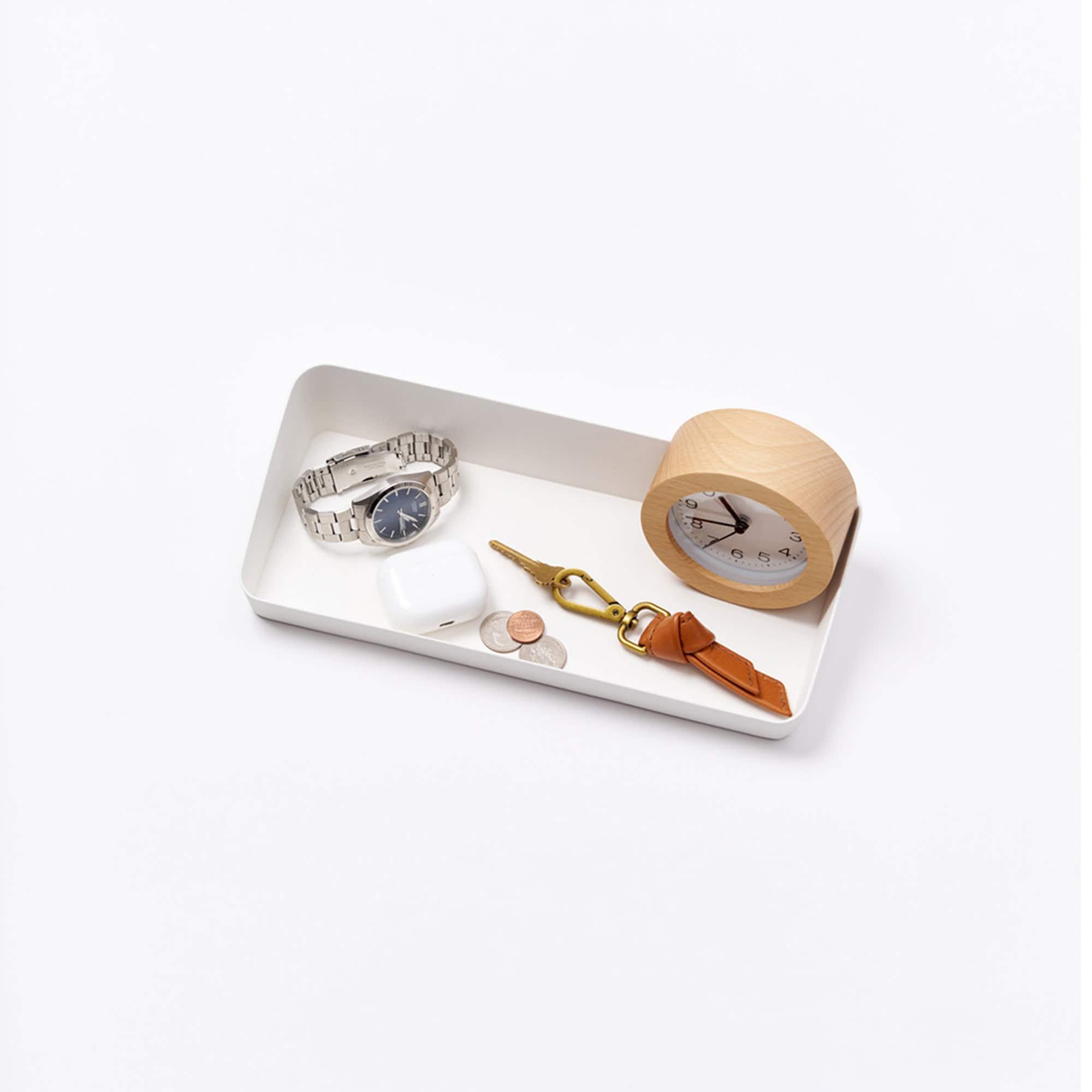 Yamazaki Home - Vanity Tray - Angled - Large - Steel - White price history on PriceWatchPro