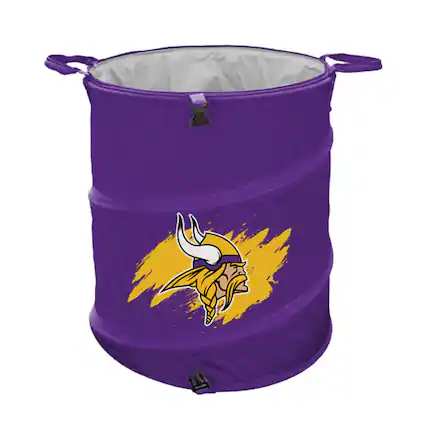 Front. Pegasus - Minnesota Vikings Big Logo Collapsible Can - Multicolor.