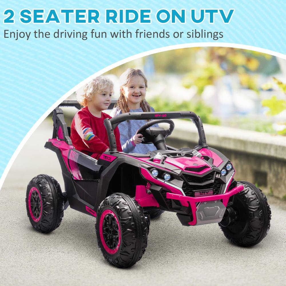 2 SEATER RIDE ON UTV  
Enjoy the driving fun with friends or siblings