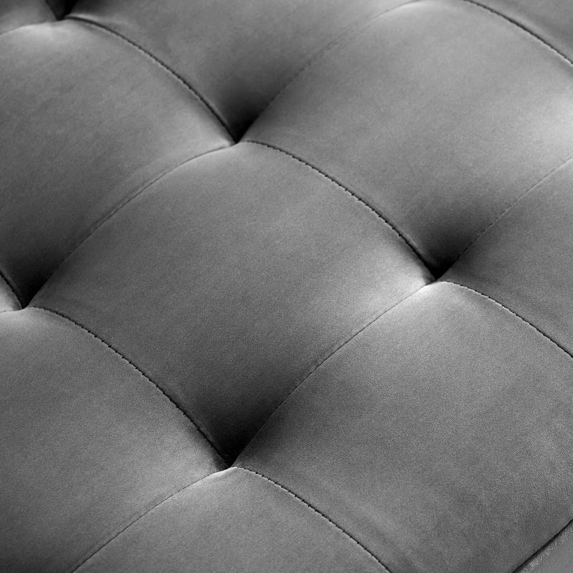 Alt View 2. Modway - Valour Performance Velvet Sofa by Modway - Gray.