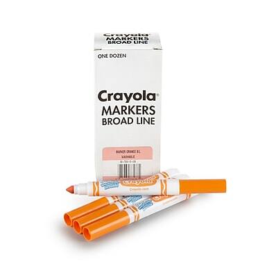 Crayola Markers Broad Line  
One Dozen  
Crayola Markers Broad Line  
Made in China  
Crayola