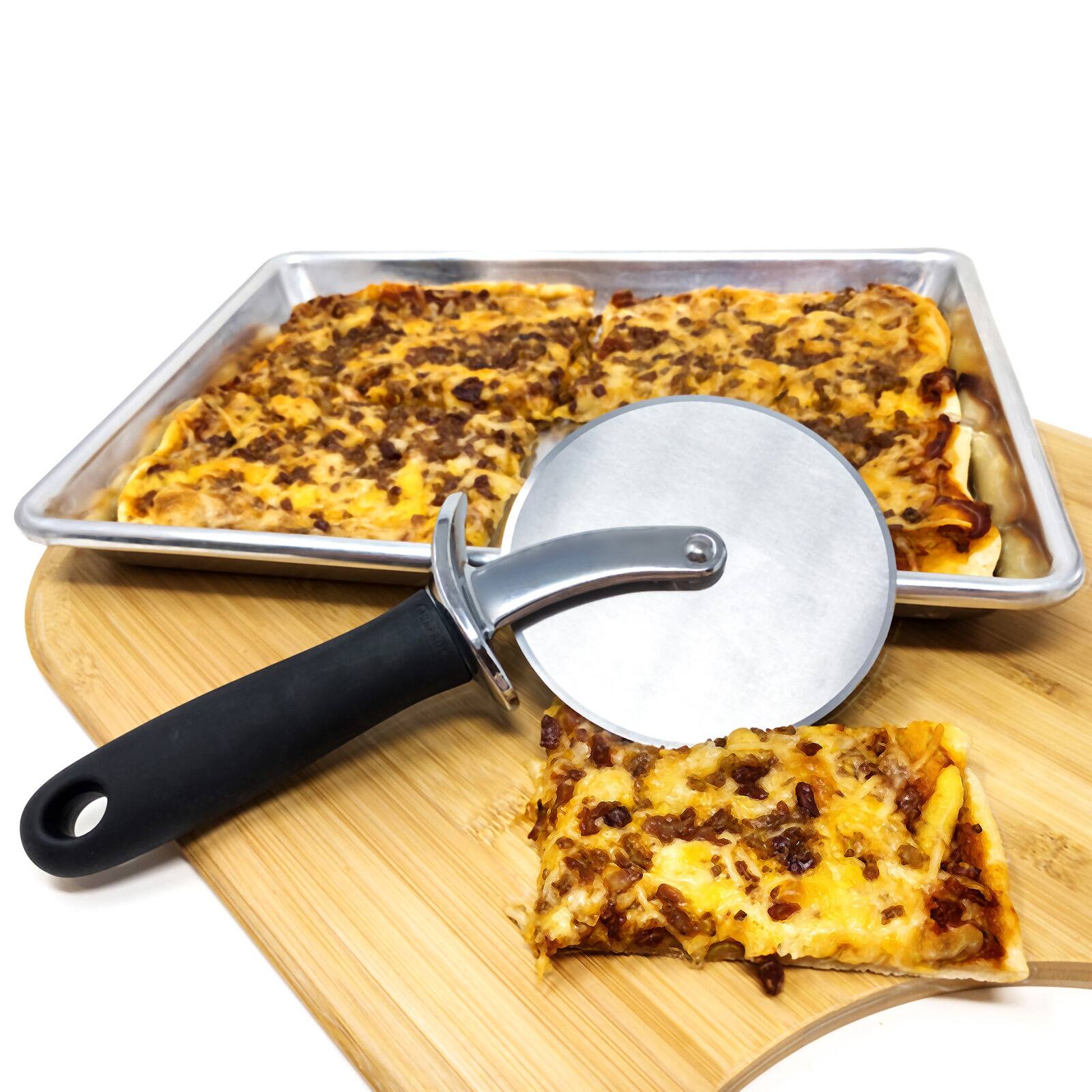 Alt View 2. Norpro - Large 4.25-Inch Professional Grip EZ Pizza Wheel - Silver.