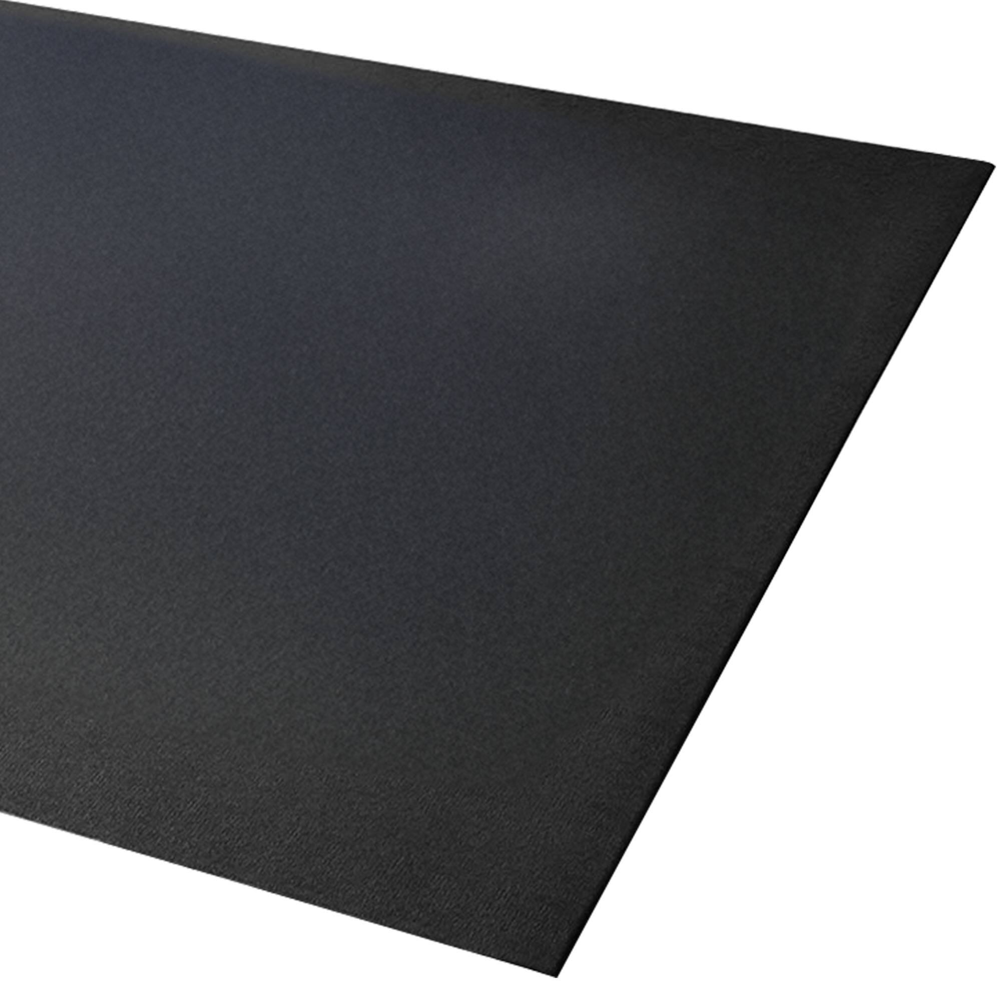 Alt View 5. BalanceFrom Fitness - BalanceFrom Fitness 6' x 9' High Density Gym Equipment Mat for Floor Protection - Black.
