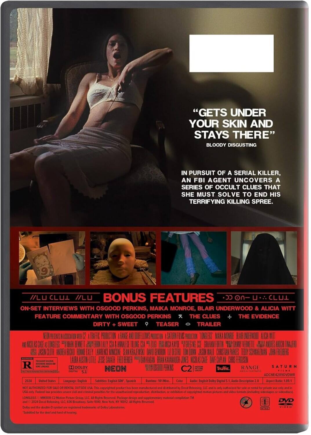 Alt View 1. Longlegs   - DVD.