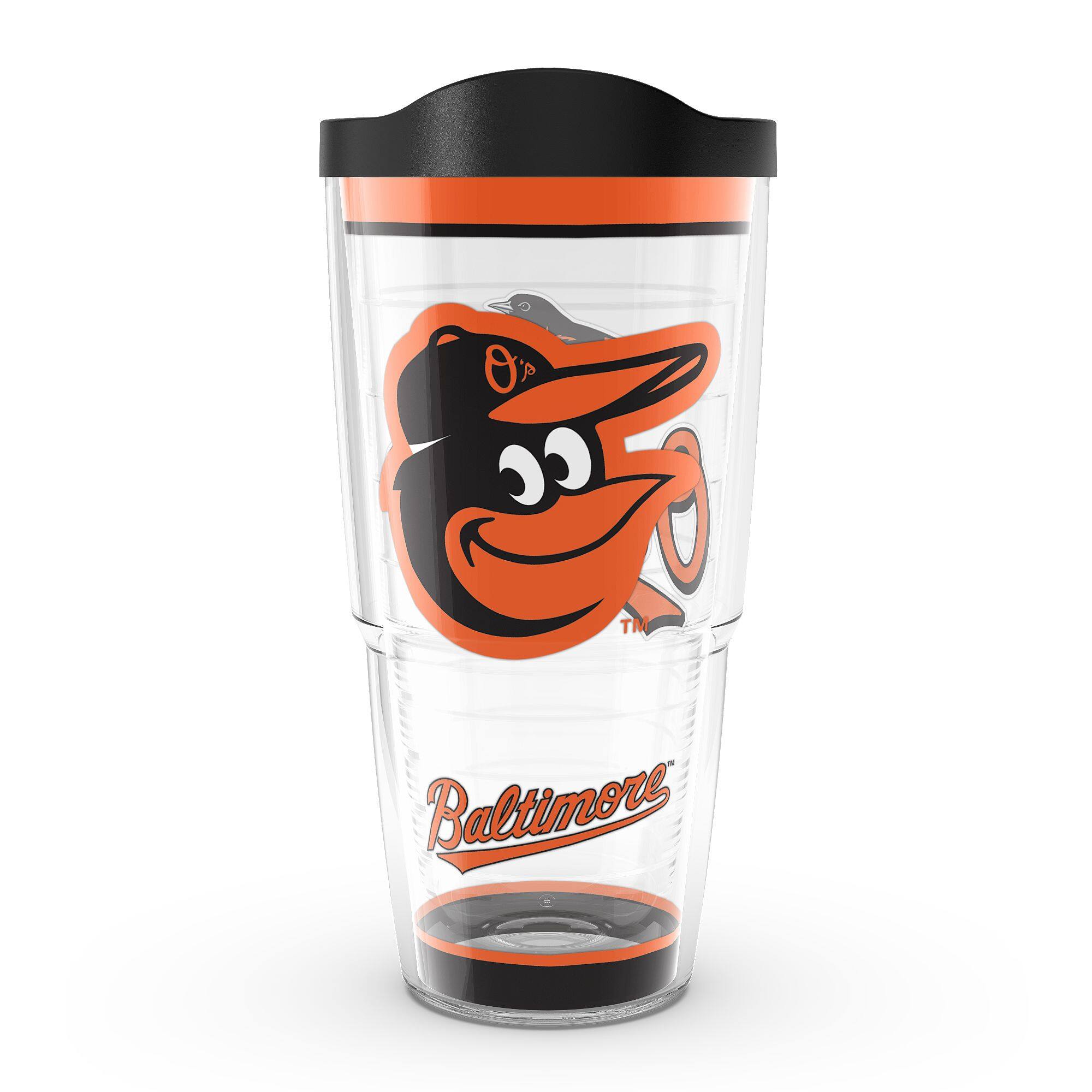 Front. Tervis - Baltimore Orioles 24oz. Tradition Classic Tumbler - Multicolor.