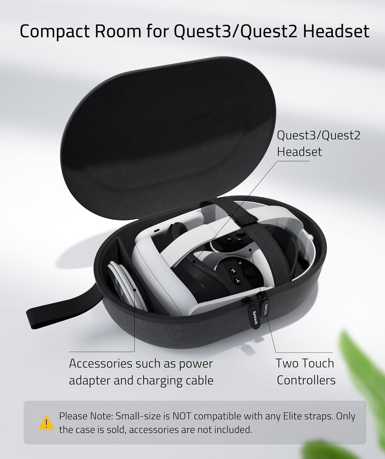 Syntech Small Hard Carrying Case Compatible with Meta Quest 3S