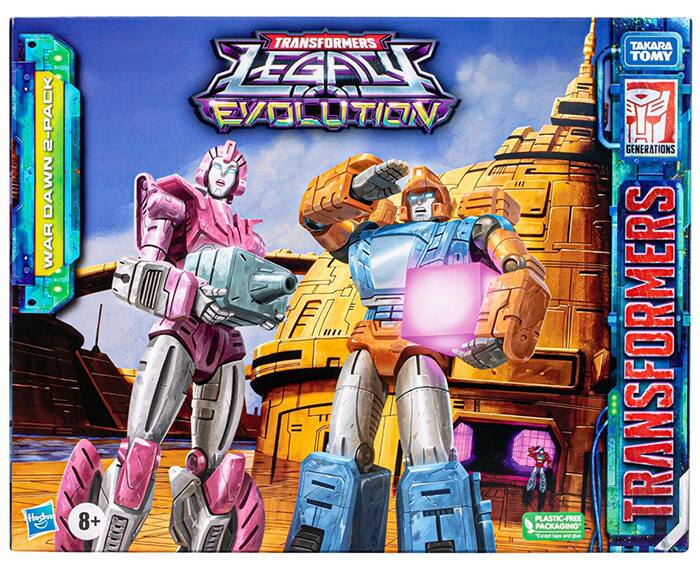2-PACK DAWN WARHOG & TRANSFORMERS LEGENDS EVOLUTION PLASTIC-FREE PACKAGING TAKARA TOMY GENERATIONS TRANSFORMERS
