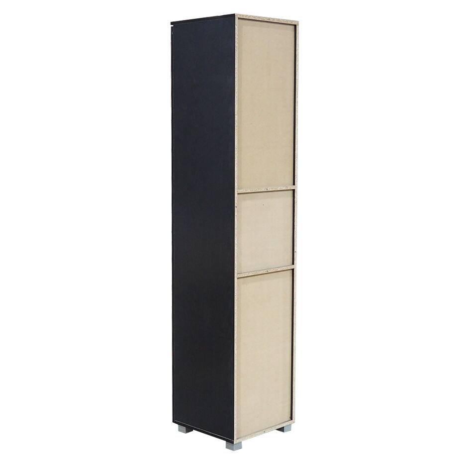 Alt View 1. Kings Brand Furniture - Kings Brand Furniture Romero Tall Curio Storage Cabinet Tall Bookshelf Perfect for Living Room, Kitchen Bedroom & Office - Black.