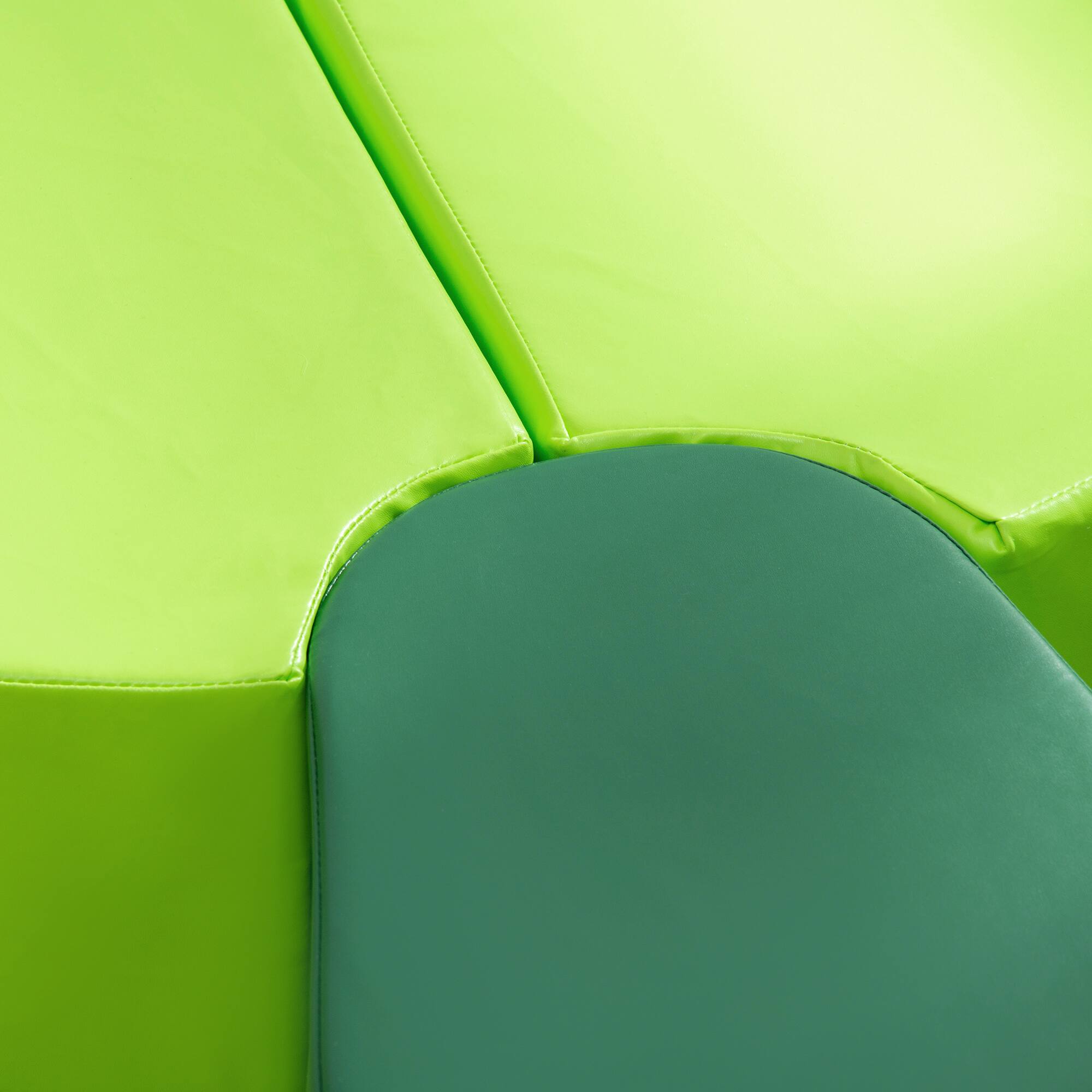 Alt View 5. Qaba - 10-Piece Soft Play Set for Creativity, Climb and Crawl Foam Playset with Easy-to-Clean Surface, Activity Play Structures.