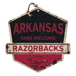 Jardine - Arkansas Razorbacks Fans Welcome Sign - Red