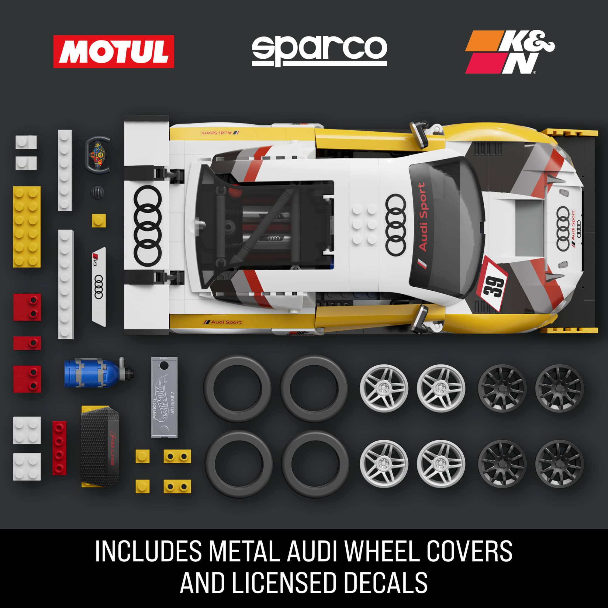 Mattel Brick Shop Hot Wheels '15 Audi R8 LMS JFT18 - Best Buy
