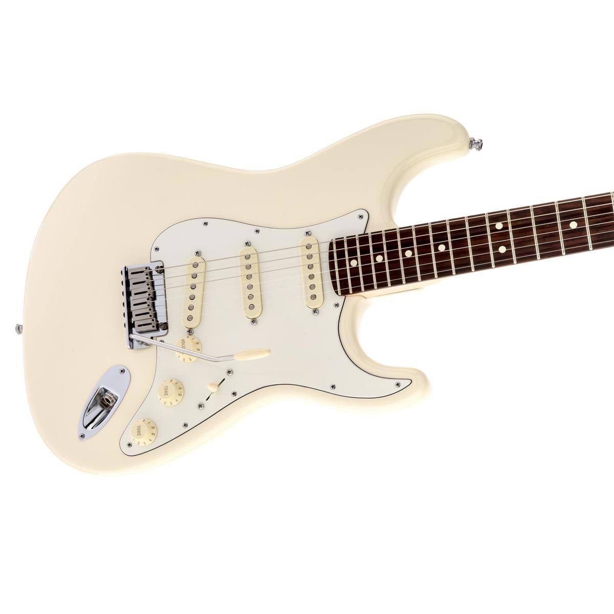 Alt View 3. Fender - Fender Artist Series Jeff Beck Stratocaster Electric Guitar, Rosewood Fingerboard, Olympic White.