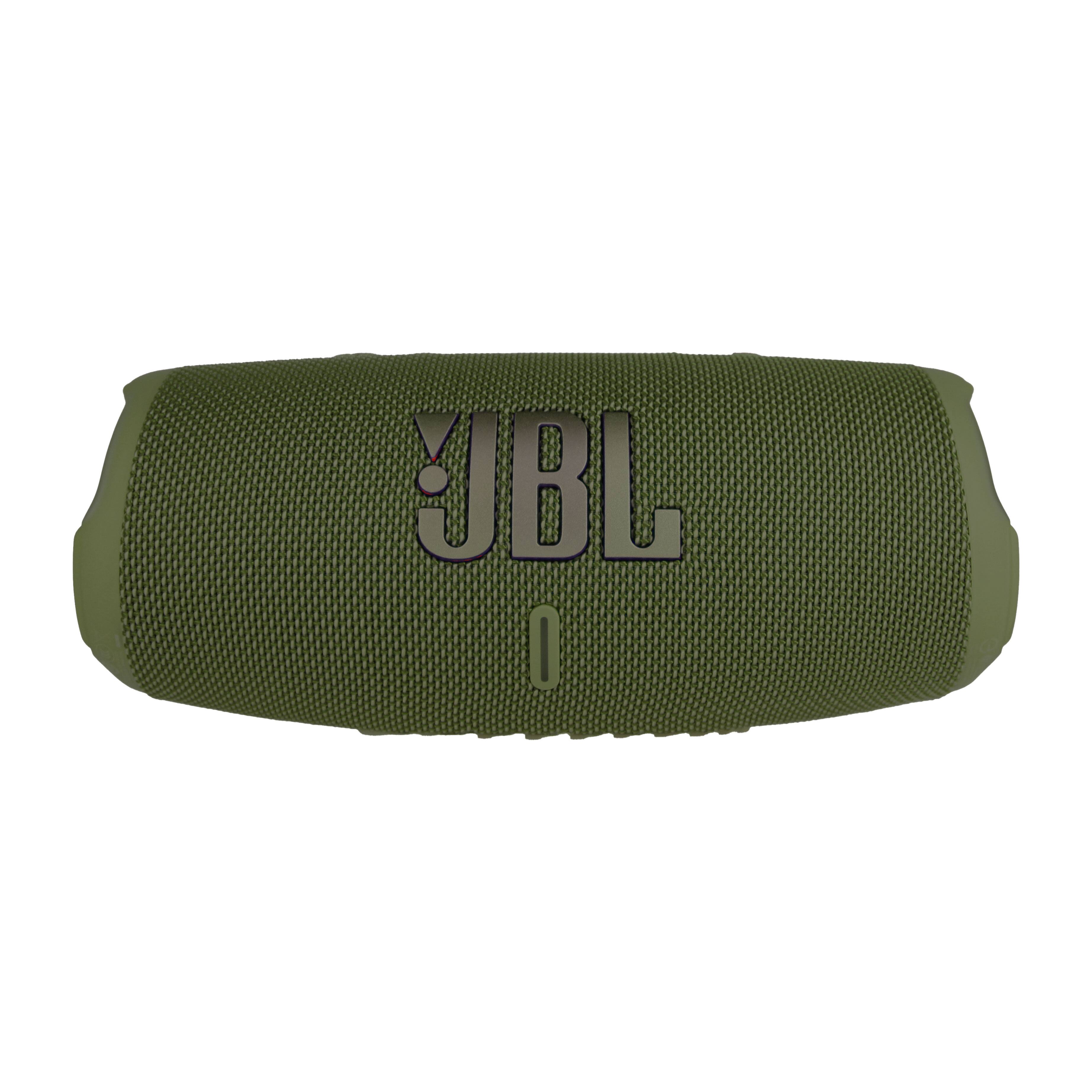 Alt View 4. JBL - JBL Charge 5 Portable Wireless Bluetooth Speaker with IP67 Waterproof with Case (Green) - Green.