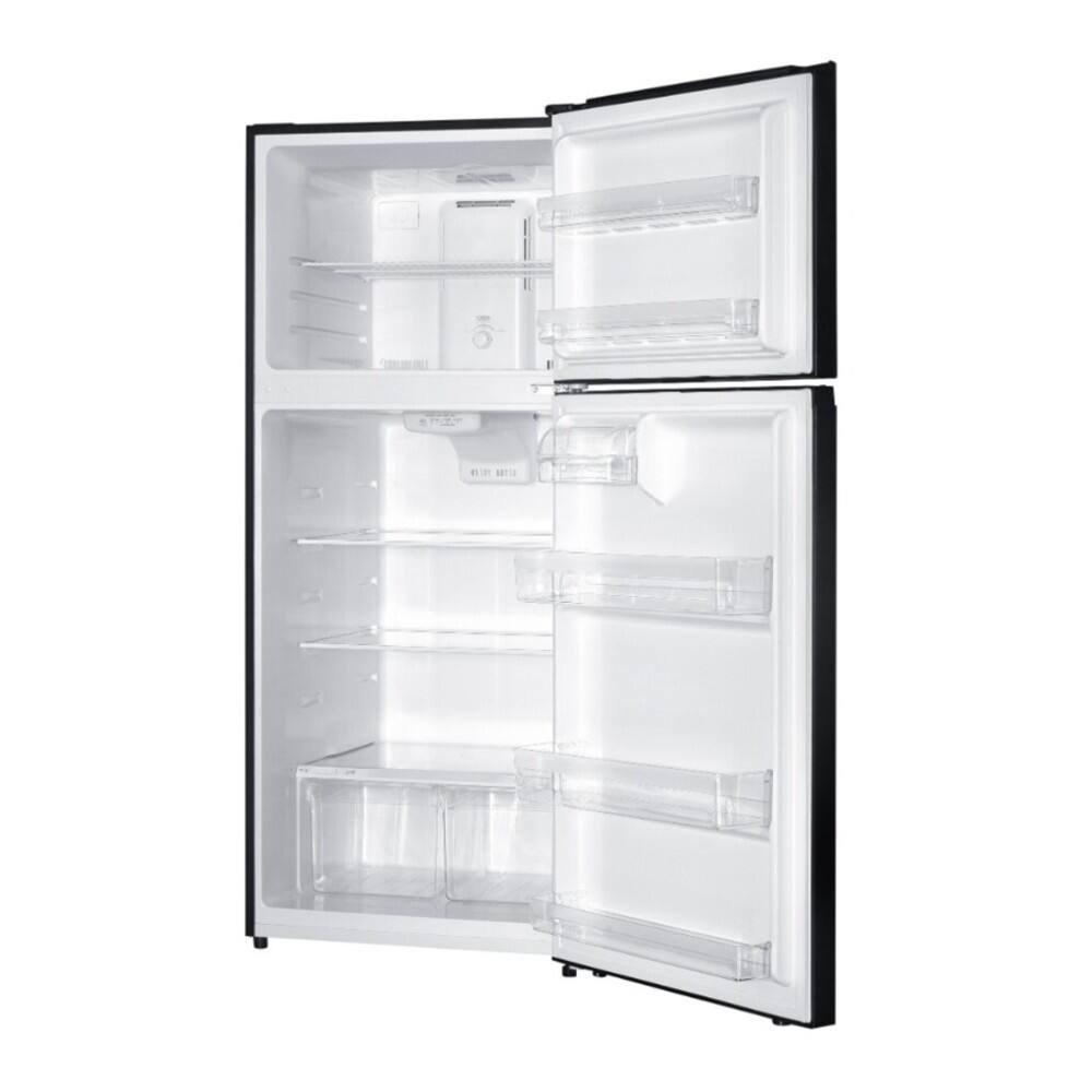 Alt View 10. Verona - Verona 28 inch Top Freezer Refrigerator with 17.6 cu. ft. Total Capacity in Black - Black.