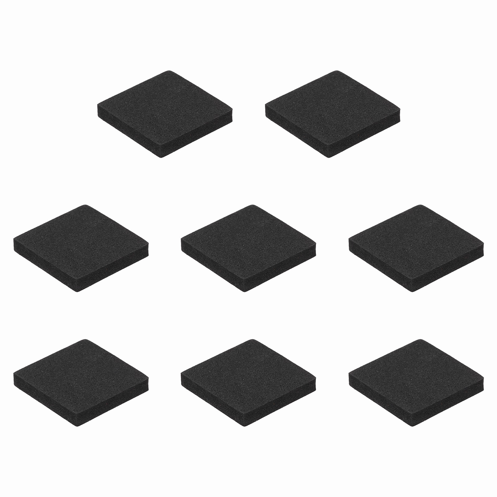 Unique Bargains - 8pcs Square Speaker Isolation Feet Pads, 30x5mm Non Slip Foam Shock Absorption Pad for Amplifier - Black price history on PriceWatchPro