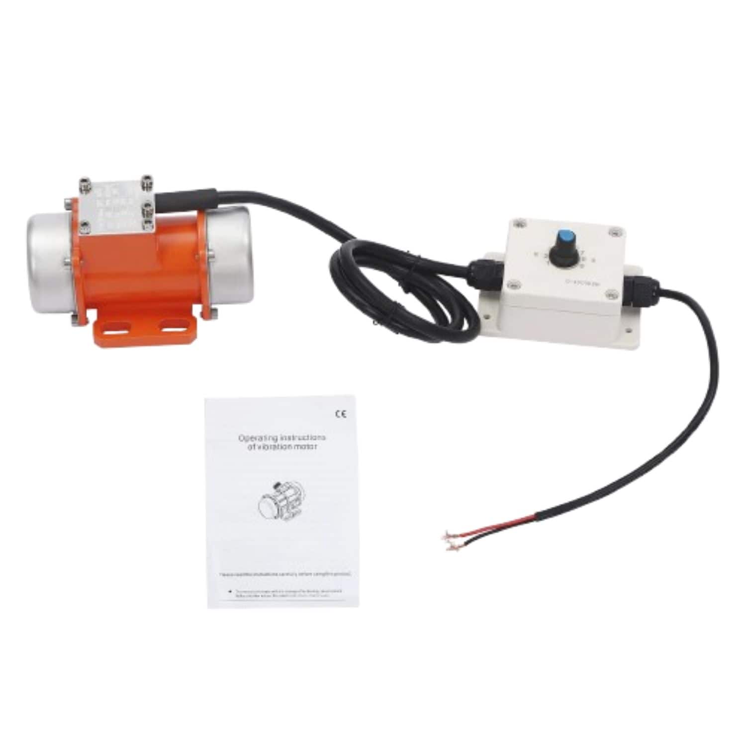 Home Collection - 60W Electric Vibration Motor – 9-Speed 4000RPM Adjustable Vibrating Motor with Speed Controller