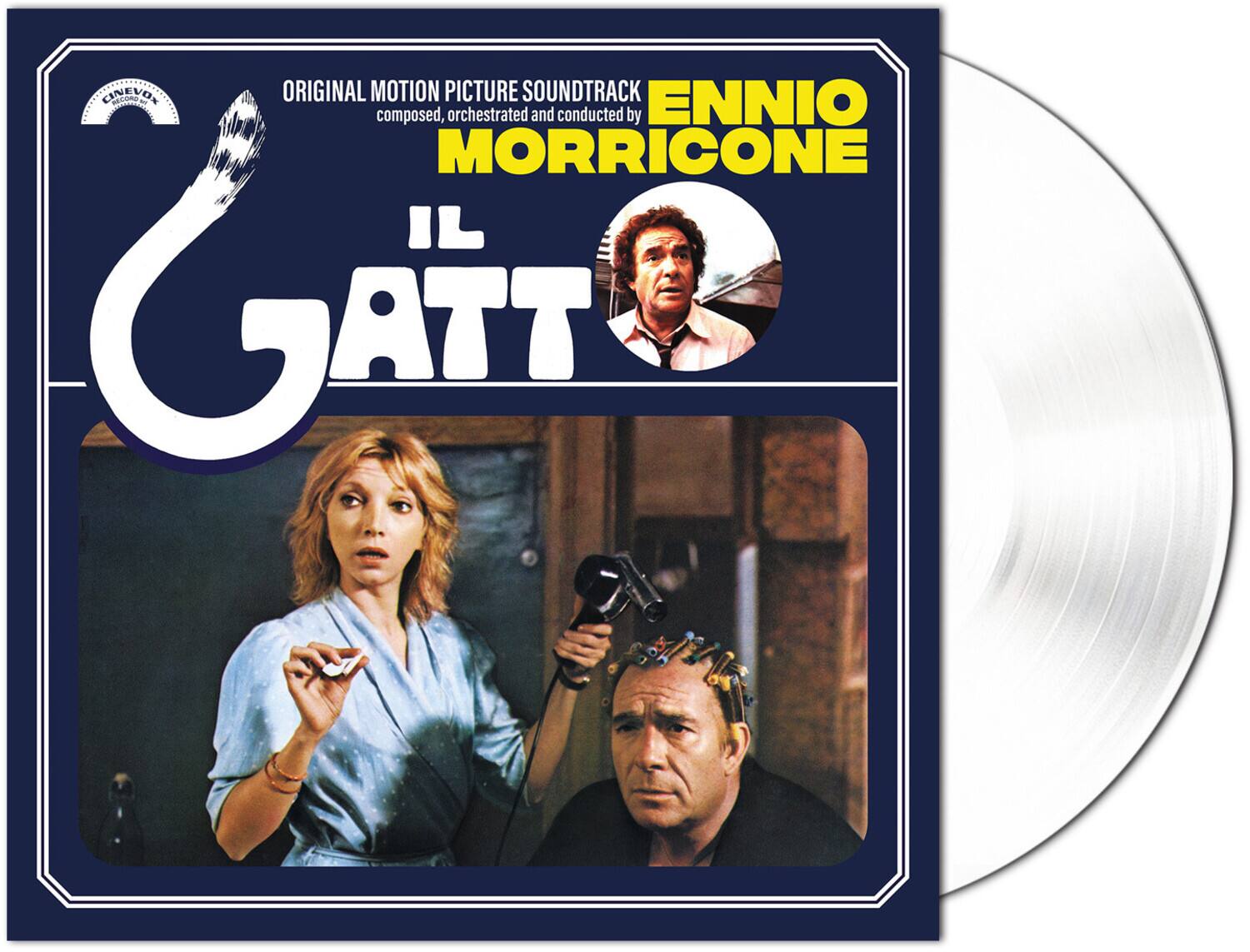 Ennio Morricone - Il Gatto (Original Soundtrack) - Limited 140-Gram White Colored Vinyl   - VINYL LP