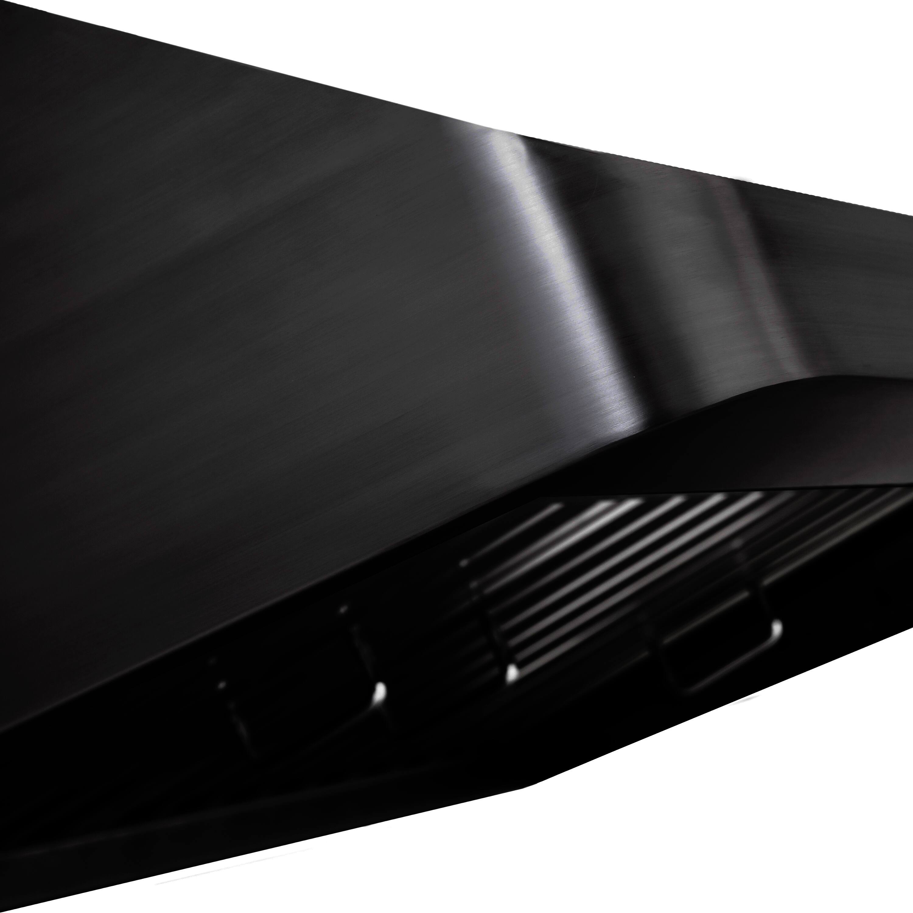 Alt View 11. ZLINE - ZLINE 36 in. 600 CFM Ducted Under Cabinet Range Hood in Black Stainless Steel (BS623-36) - Black stainless steel.