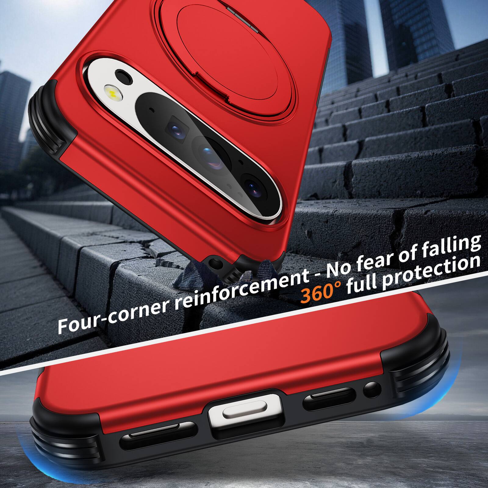 Four-corner reinforcement - No fear of falling 360° full protection