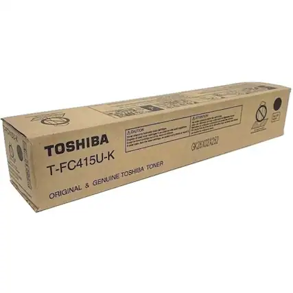A CAUTION RCABK TOSHIBA T-FC415U-K TOSHIBA TONER & GENUINE ORIGINAL ATTENTION GK28X02X252