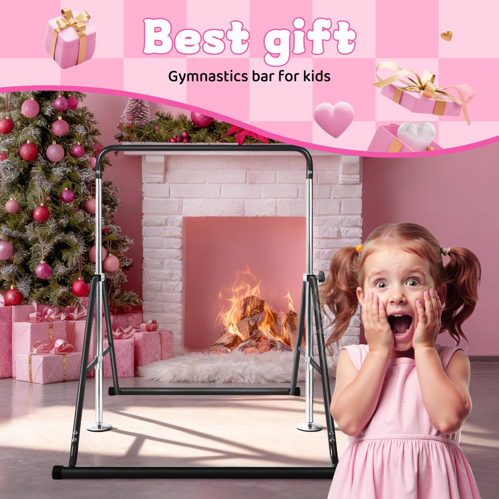 Best gift  
Gymnastics bar for kids
