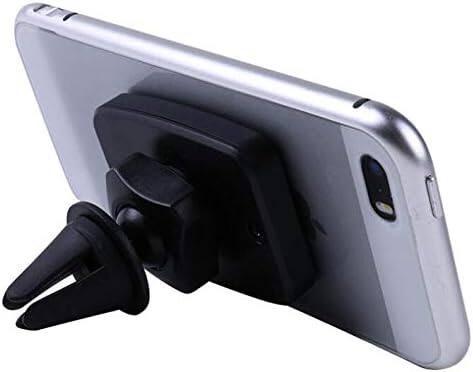Left. Entronix - Entronix Magnetic Car Mount - Versatile Stick-On AC Vent Clip for All Phones - black.