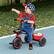 Angle. Qaba - Tricycle for Toddlers Age 2-5 with Adjustable Seat, Toddler Bike with Storage Baskets for Girls and Boys.