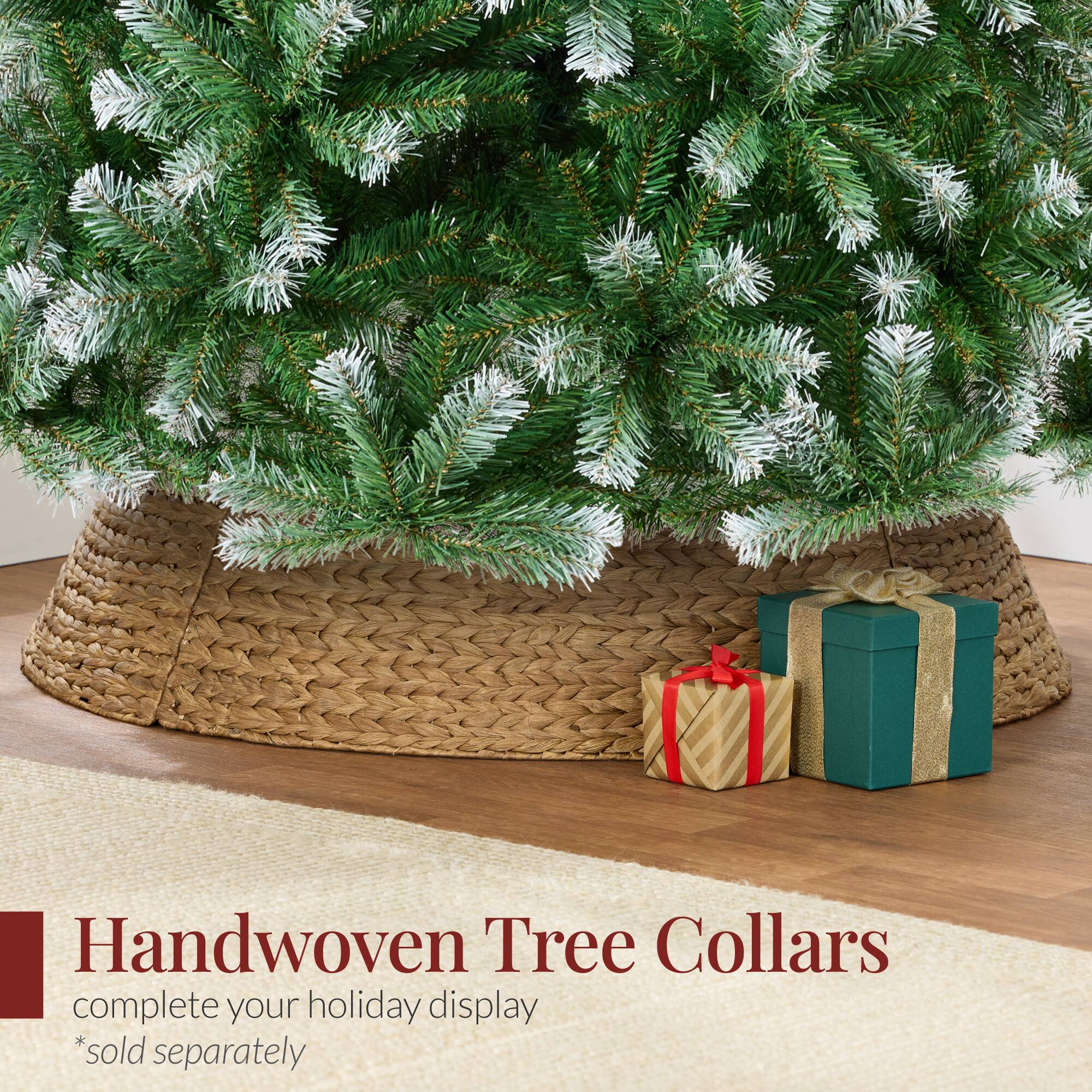 Handwoven Tree Collars  
complete your holiday display  
*sold separately