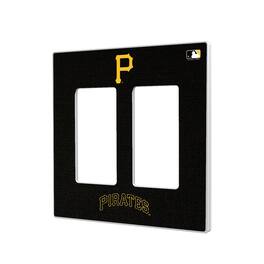 Keyscaper - Pittsburgh Pirates Solid Double Rocker Light Switch Plate - Multicolor