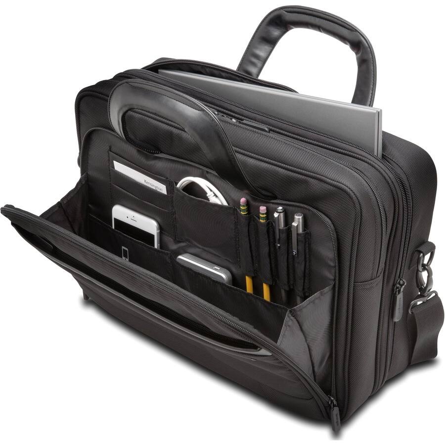 Alt View 8. Kensington - Kensington Contour 2.0 Carrying Case (Briefcase) for 15.6" Notebook - Drop Resistant, Puncture Resistant, Water - Black.