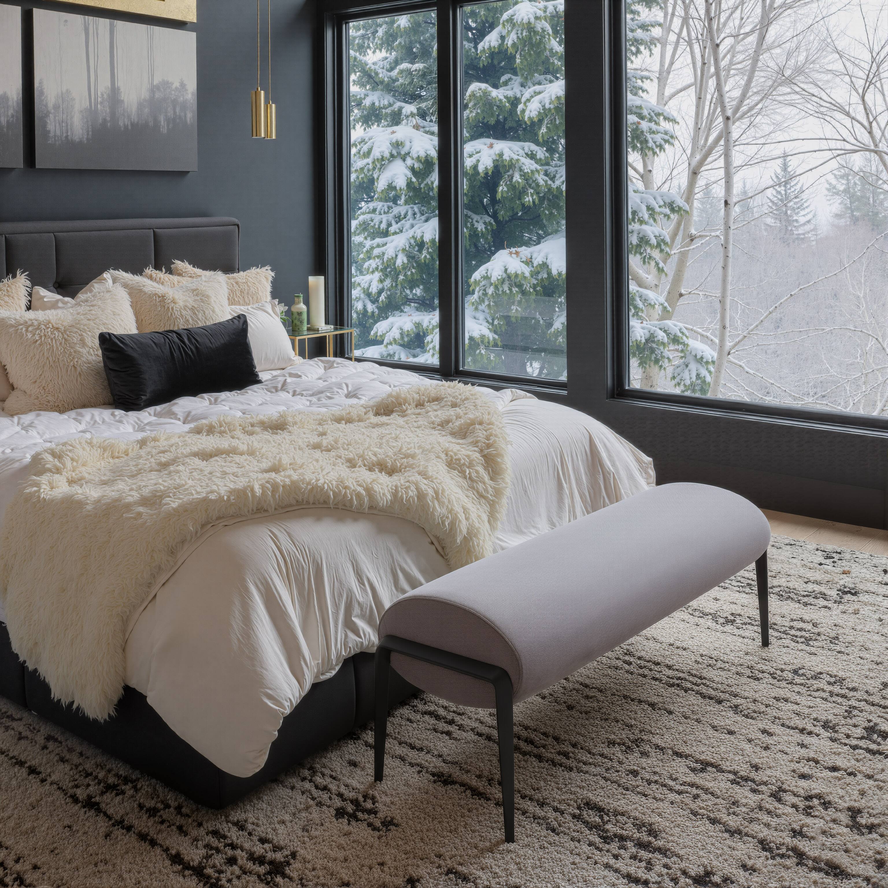 Angle. Hivvago - Glatt Bench Gray - Gray.