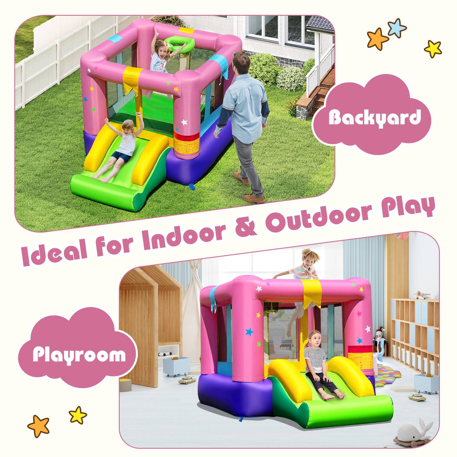 Backyard  
Ideal for Indoor & Outdoor Play  
Playroom