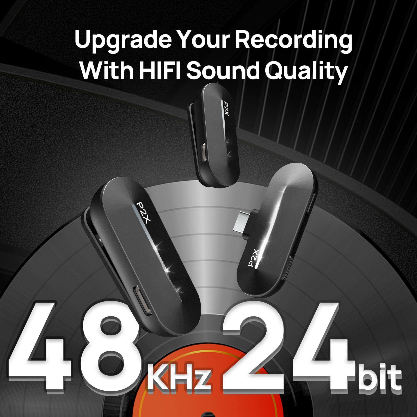 Upgrade Your Recording With HiFi Sound Quality

48 KHz 24 bit