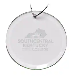 Jardine - Southcentral Community and Technical College 3'' Round Glass Ornament - Multicolor