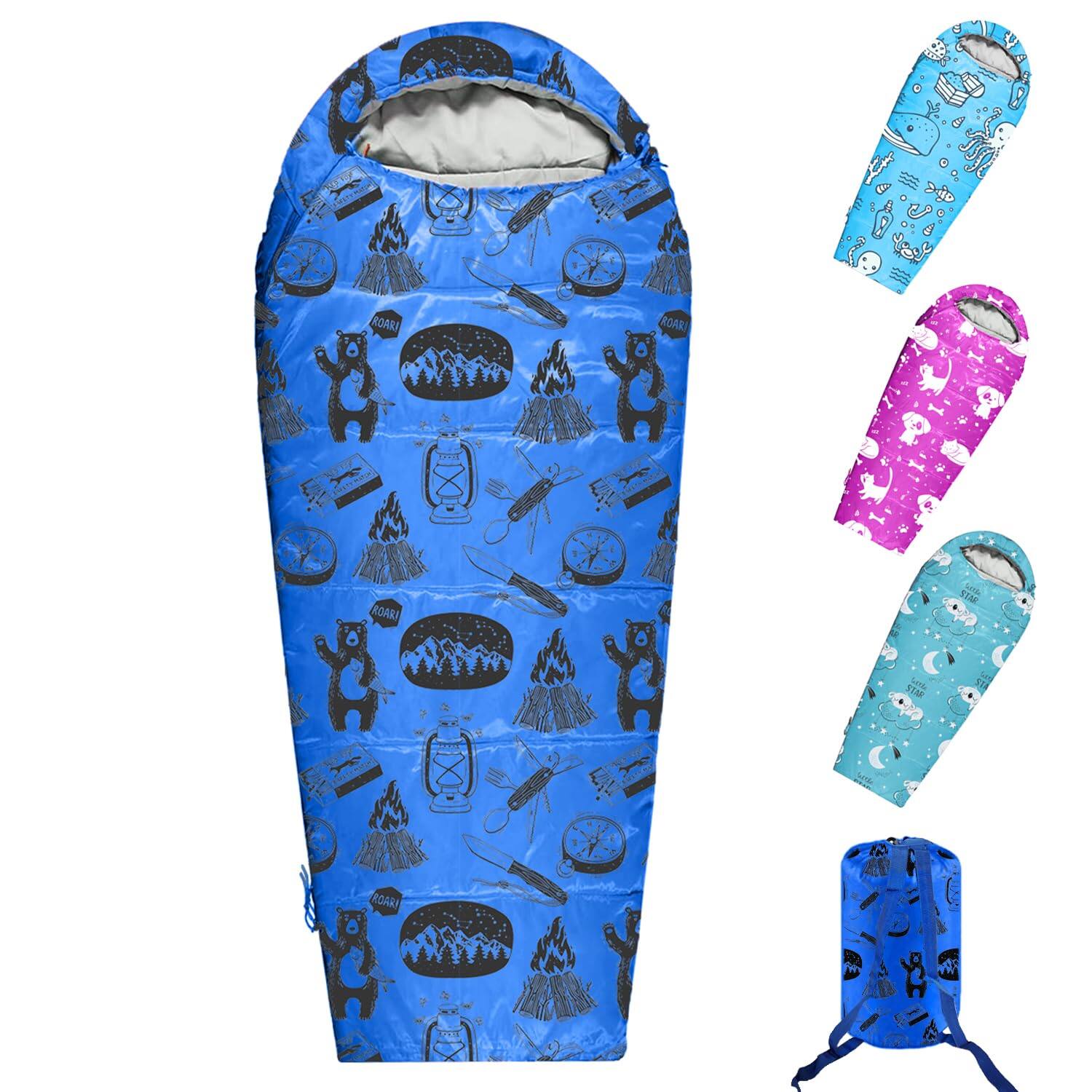 Blue kids up to 4'3"