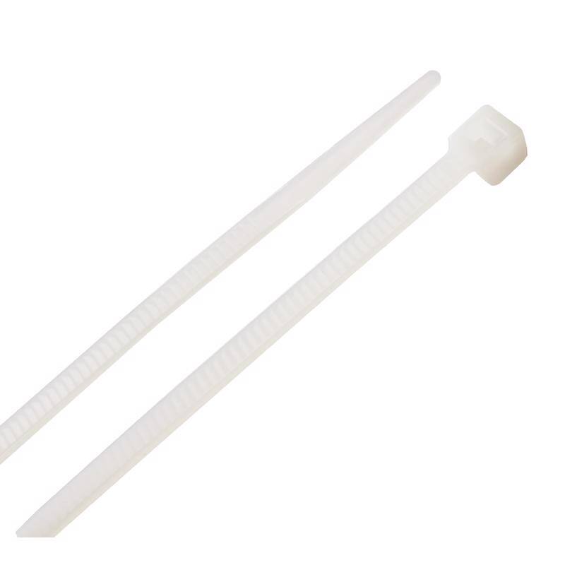Angle. HomePlus - Home Plus 5.7 in. L White Cable Tie 100 pk.