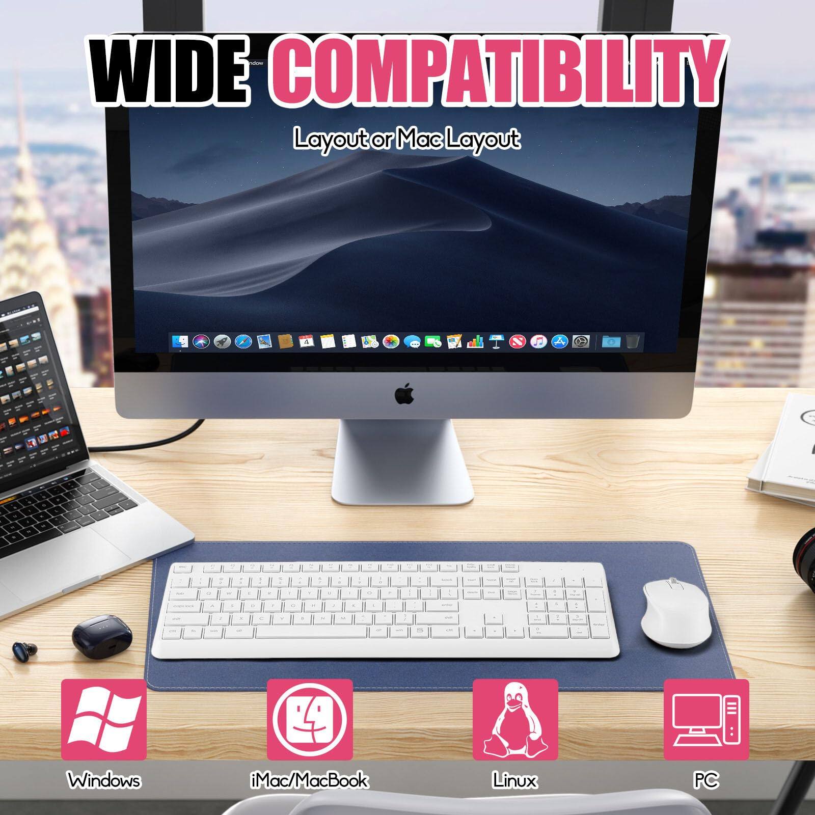 WIDE COMPATIBILITY  
Layout or Mac Layout  

Windows  
iMac/MacBook  
Linux  
PC
