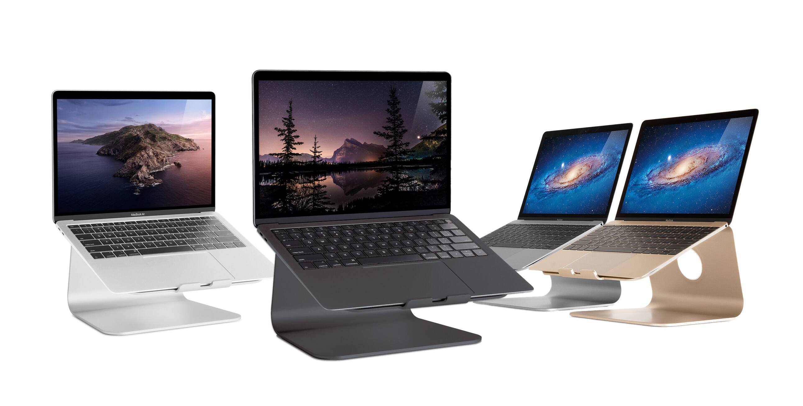 Alt View 15. Rain Design - Rain Design mStand Laptop Stand - Black.