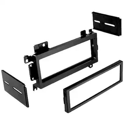 Front. American International - American International CFK510 1974-1993 Dodge/Chrysler Single DIN Black Stereo Dash Kit - Black.