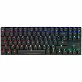 CHERRY - MX 8.2 TKL, WIRELESS, MX RED RGB SWITCH, 3 Connection modes, abrasion resistant keys, reusable metal case - Black