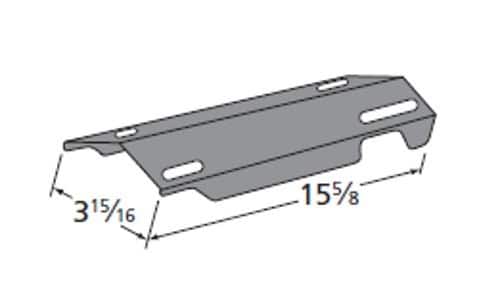 Music City Metals - MCM979707117 heat plate, porc stl, 15.625 x 3.9375; K